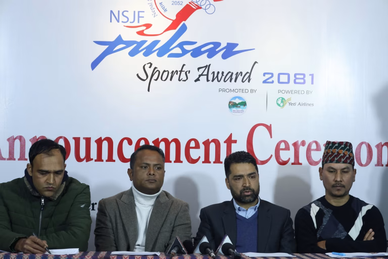 NSJF पल्सर स्पोर्टस् अवार्डको नयाँ मिति घोषणा, पावर्ड बाईमा यती एयरलाइन्स